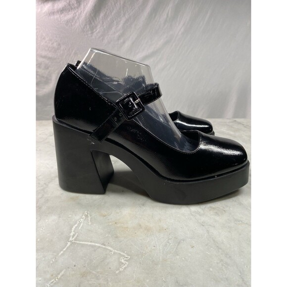 ASOS Design Platform Maryjane Women’s 9 Black Patent Leather - Picture 3 of 8